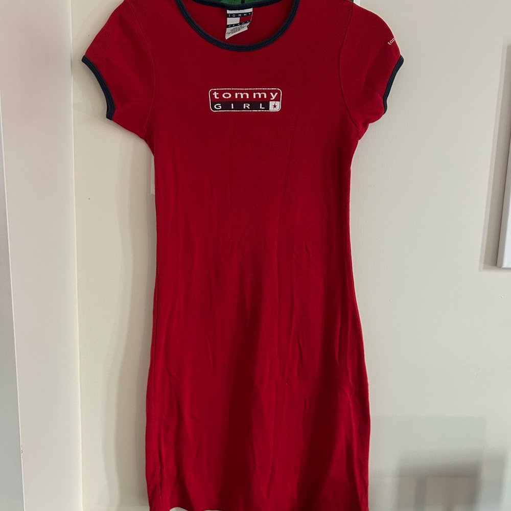 Vintage Tommy Hilfiger Red Casual Dress